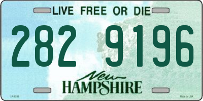NH license plate 2829196