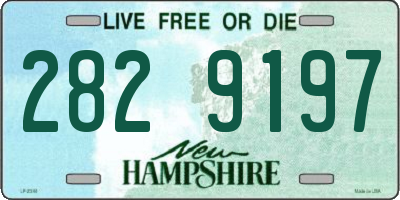 NH license plate 2829197