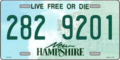 NH license plate 2829201