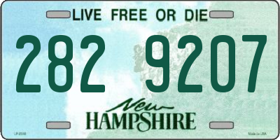 NH license plate 2829207
