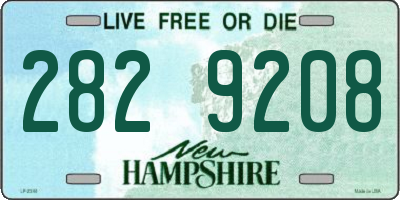 NH license plate 2829208