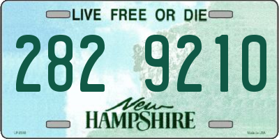 NH license plate 2829210