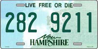 NH license plate 2829211