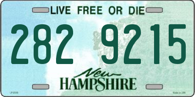 NH license plate 2829215
