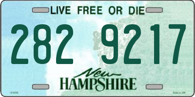 NH license plate 2829217