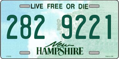 NH license plate 2829221