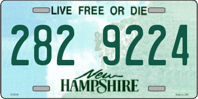NH license plate 2829224