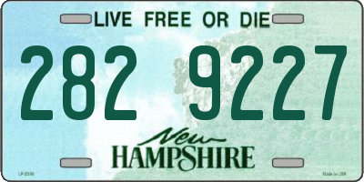 NH license plate 2829227