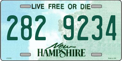 NH license plate 2829234