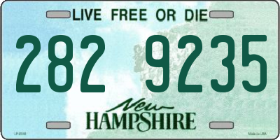 NH license plate 2829235