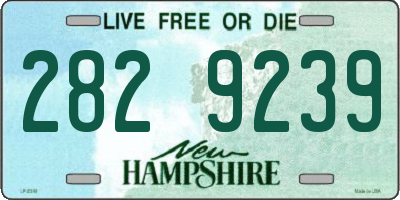 NH license plate 2829239