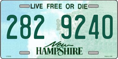 NH license plate 2829240