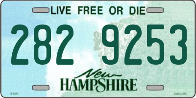 NH license plate 2829253