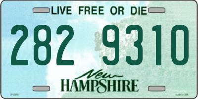 NH license plate 2829310