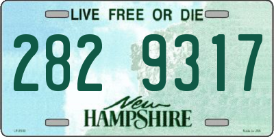 NH license plate 2829317