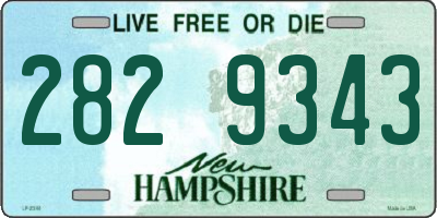 NH license plate 2829343