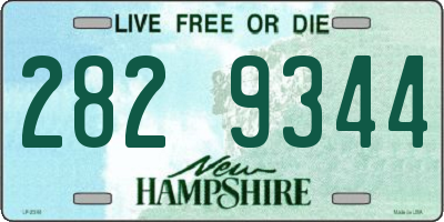 NH license plate 2829344