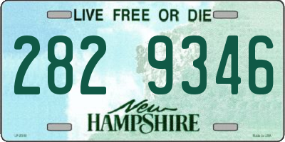 NH license plate 2829346