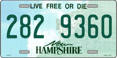 NH license plate 2829360