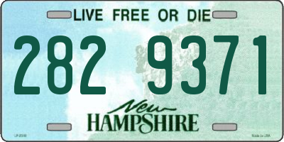 NH license plate 2829371
