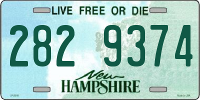 NH license plate 2829374