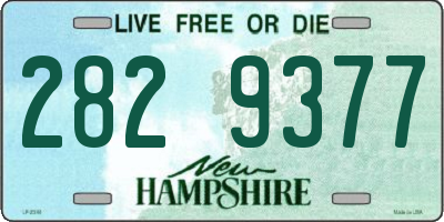 NH license plate 2829377
