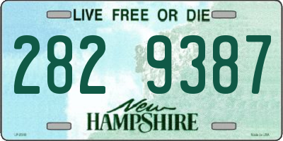 NH license plate 2829387