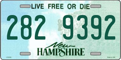 NH license plate 2829392