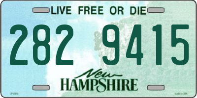 NH license plate 2829415