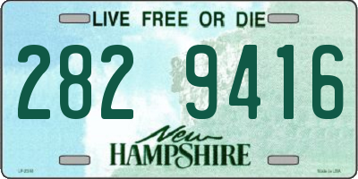 NH license plate 2829416