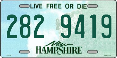 NH license plate 2829419