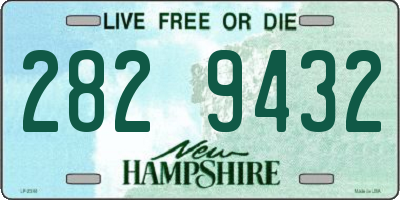 NH license plate 2829432
