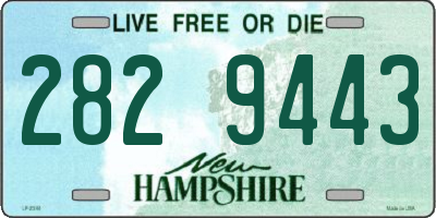 NH license plate 2829443