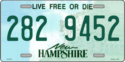 NH license plate 2829452