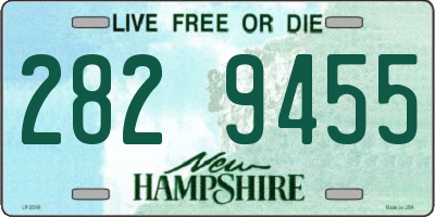 NH license plate 2829455