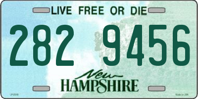 NH license plate 2829456