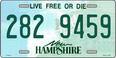 NH license plate 2829459
