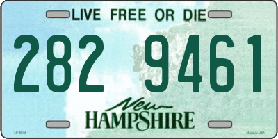 NH license plate 2829461