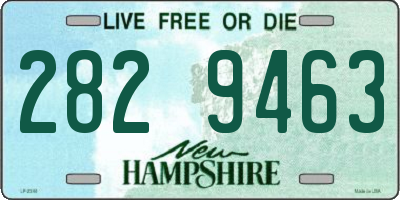 NH license plate 2829463