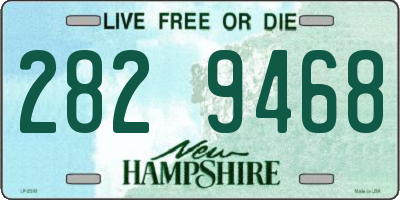 NH license plate 2829468