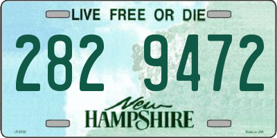 NH license plate 2829472
