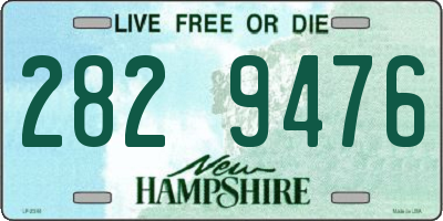 NH license plate 2829476