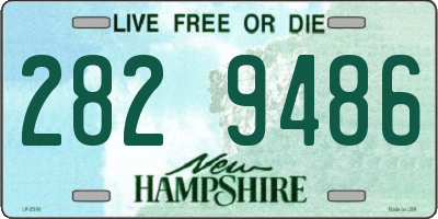 NH license plate 2829486