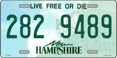 NH license plate 2829489
