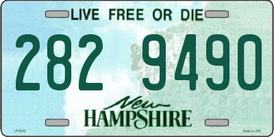NH license plate 2829490