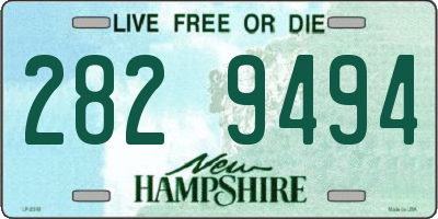 NH license plate 2829494