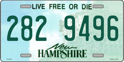 NH license plate 2829496