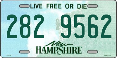 NH license plate 2829562