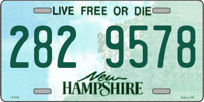 NH license plate 2829578