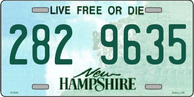 NH license plate 2829635